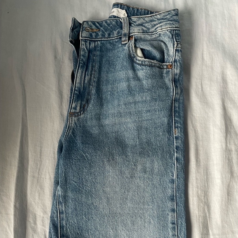 Straight leg jeans